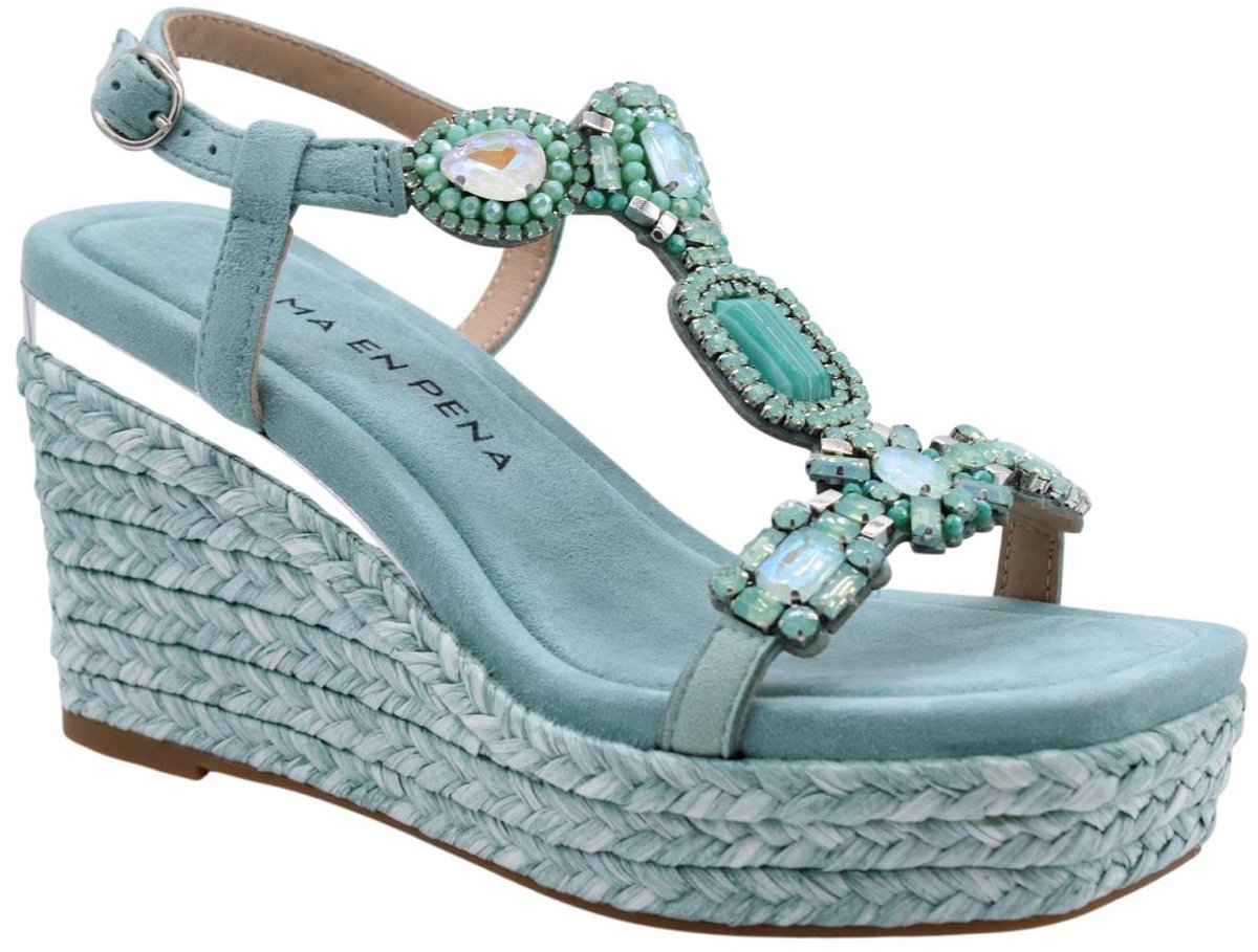 Alma En Pena - Schoenen - Groen - Vrouwen - Maat 40 -