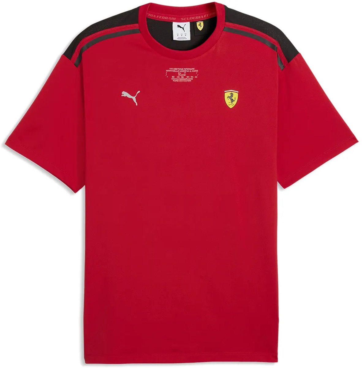 Puma Ferrari Cloudspun T-shirt Met Korte Mouwen M Man Rosso Corsa