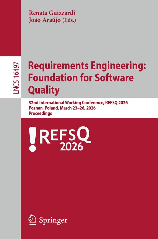 Springer Nature Proceedings Computer Science - Requirements  ... - cover