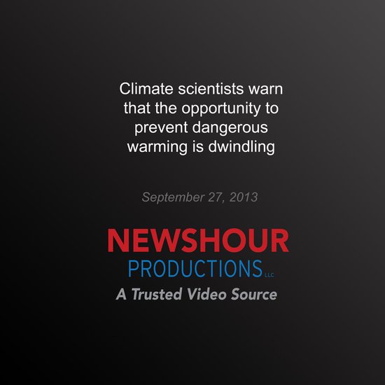 Climate Scientists Warn Opportunity to Prevent Dangerous War ... - cover