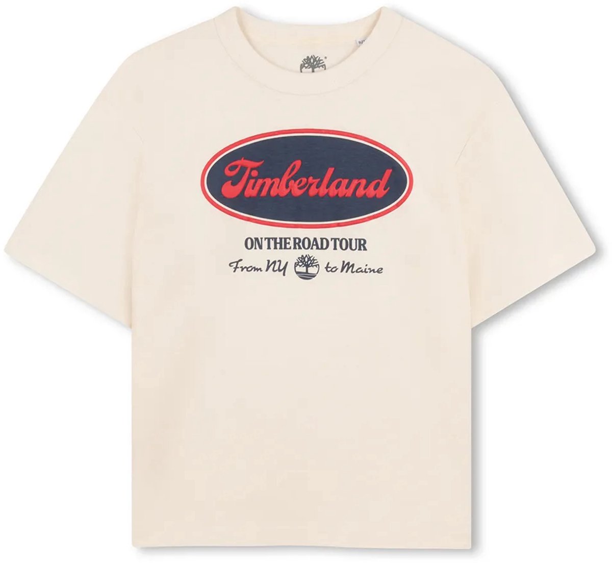 Timberland T60796 T-shirt Met Korte Mouwen 8 Years Jongen Wit