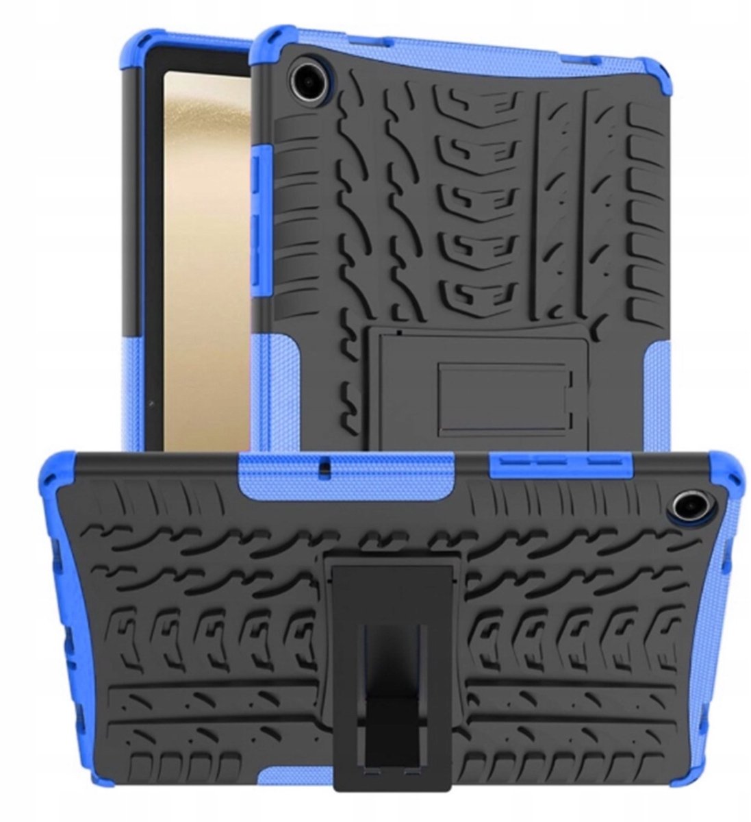 EtuiTab Samsung Galaxy Tab A9+ Plus - Tablethoes - Bescherming - Blauw - Siliconen en PU