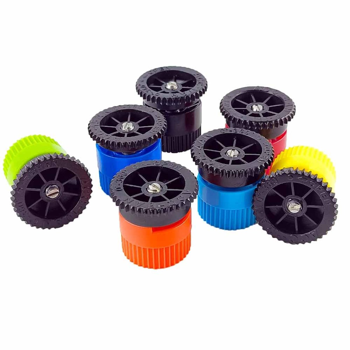 Verstelbaar mondstuk - Irrigatie sproeier - Efficiënte bewatering - Universeel compatibel - Bereik 55m - Zwart