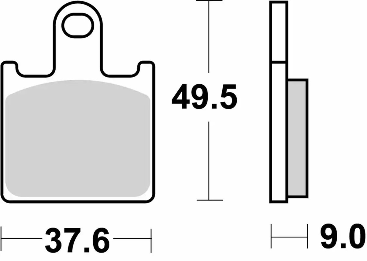 Plaquette de frein SBS pour Moto Kawasaki 600 ZX-6 R NINJA ZX 2007 à 2016 AVG / AVD Neuf