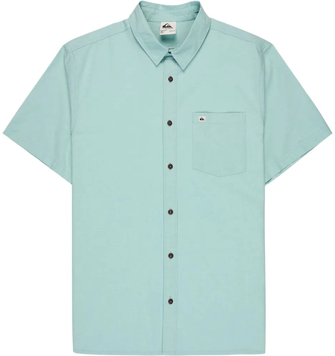 Quiksilver Drumfins Overhemd Met Korte Mouwen S Man Blauw