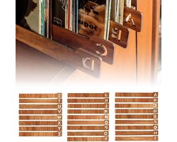 Vinyl Platen Houder en Display Stand - Opbergrek voor LP's en Brochures