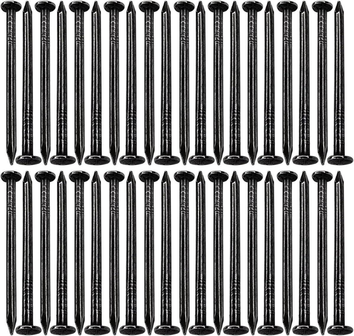 50 Stuks Ronde Kop Stalen Spijkers voor Houtbewerking en Klussen (2 x 30 mm)