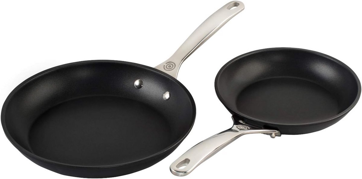 Professionele Anti-Aanbak Koekenpannenset 2 stuks - Inclusief 20cm en 26cm Pan