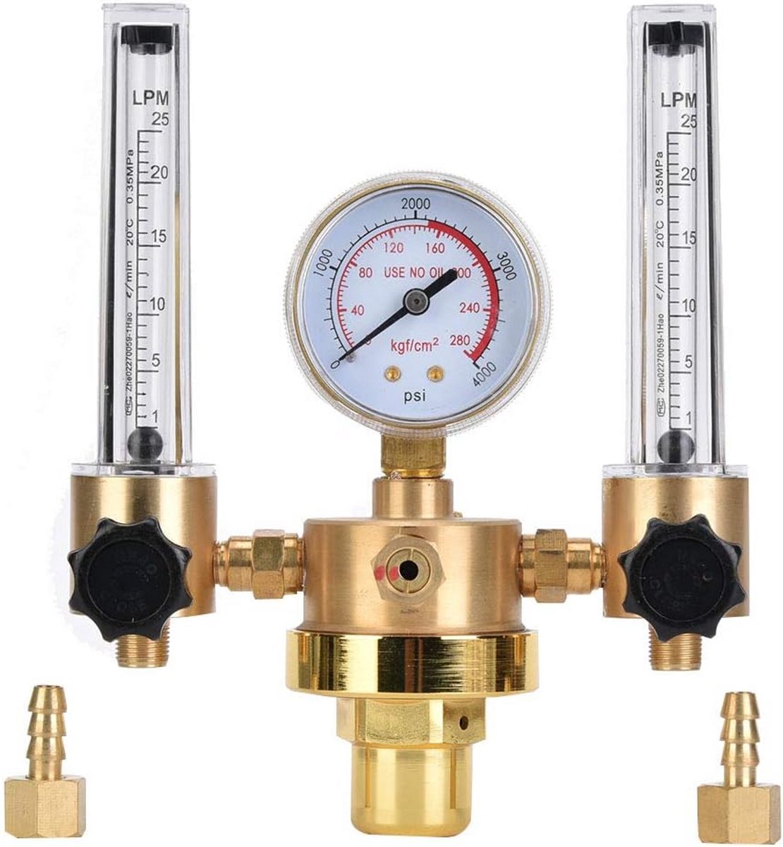 Argon Drukregelaar met Flowmeter voor TIG MIG Lassen - 25L/min