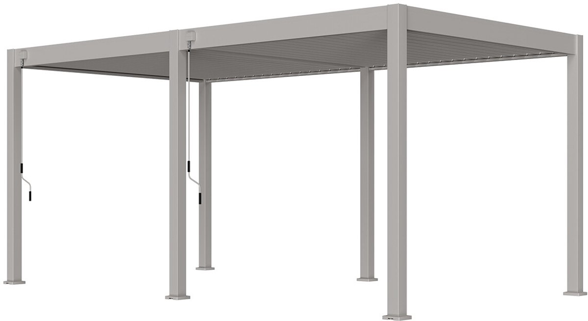 Garden Impressions Pergola bioclimatic tuinpaviljoen 300x530xH255 cm - zand