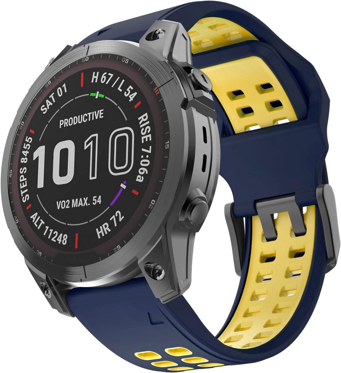 22mm QuickFit Horlogeband Silicone voor Fenix 7, Fenix 6 Pro en Fenix 5 Plus Smartwatches