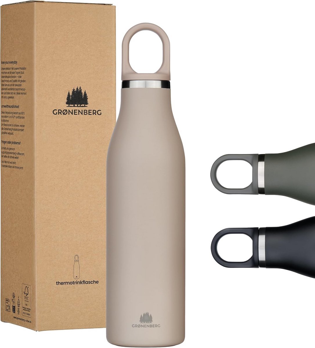 Lekvrije Thermosfles Roestvrij Staal - Geïsoleerd voor Warme en Koude Dranken