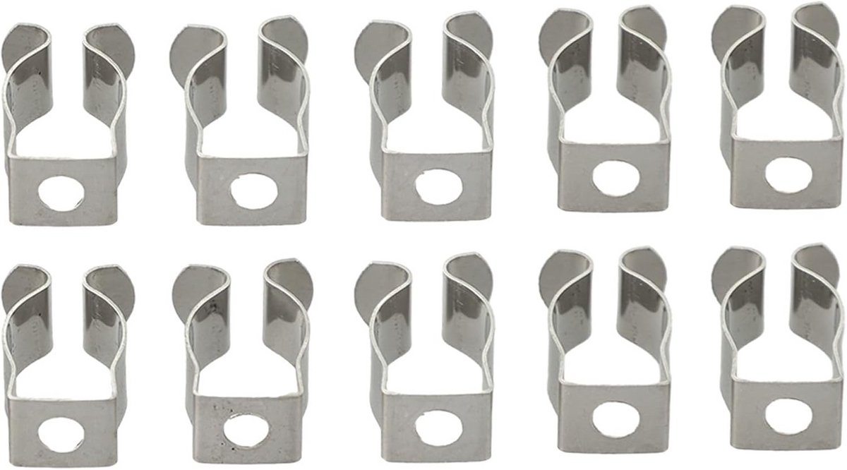 10x Zware Borstelhouder Clips voor Gereedschap - Open Type Veer Klemmen