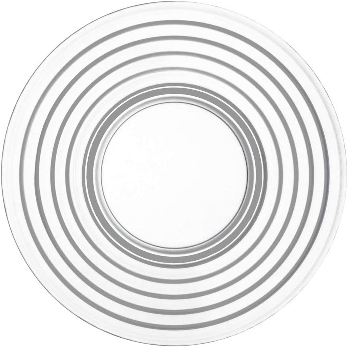Ronde Glazen Schaal D.17,5 CM Transparant