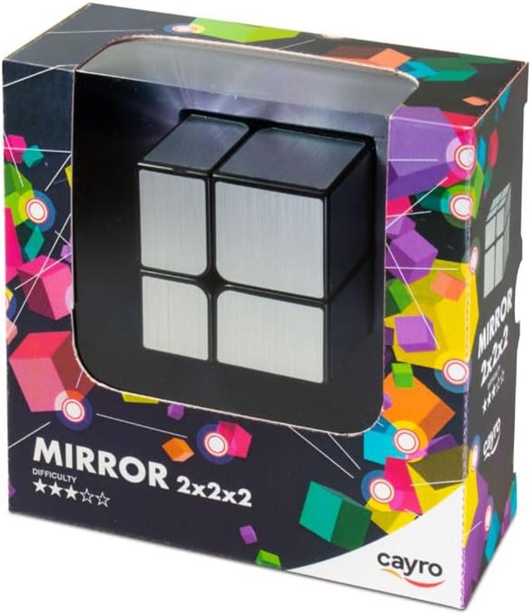 2x2 Speed Cube Spiegeldraaiing Puzzelkubus voor Eén Speler