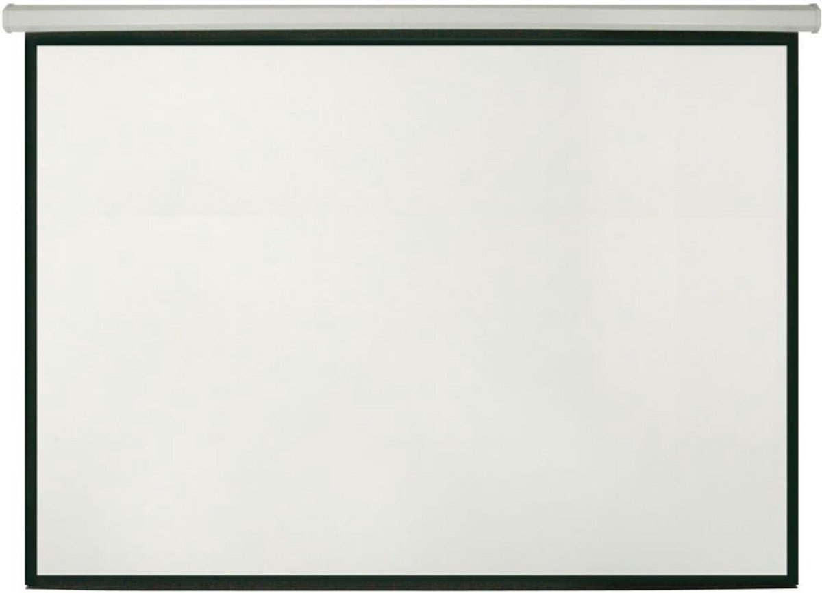 Projectiescherm 120 Inch Handmatig Uittrekbaar 4:3 - Wit voor Thuisbioscoop en Vergaderruimte