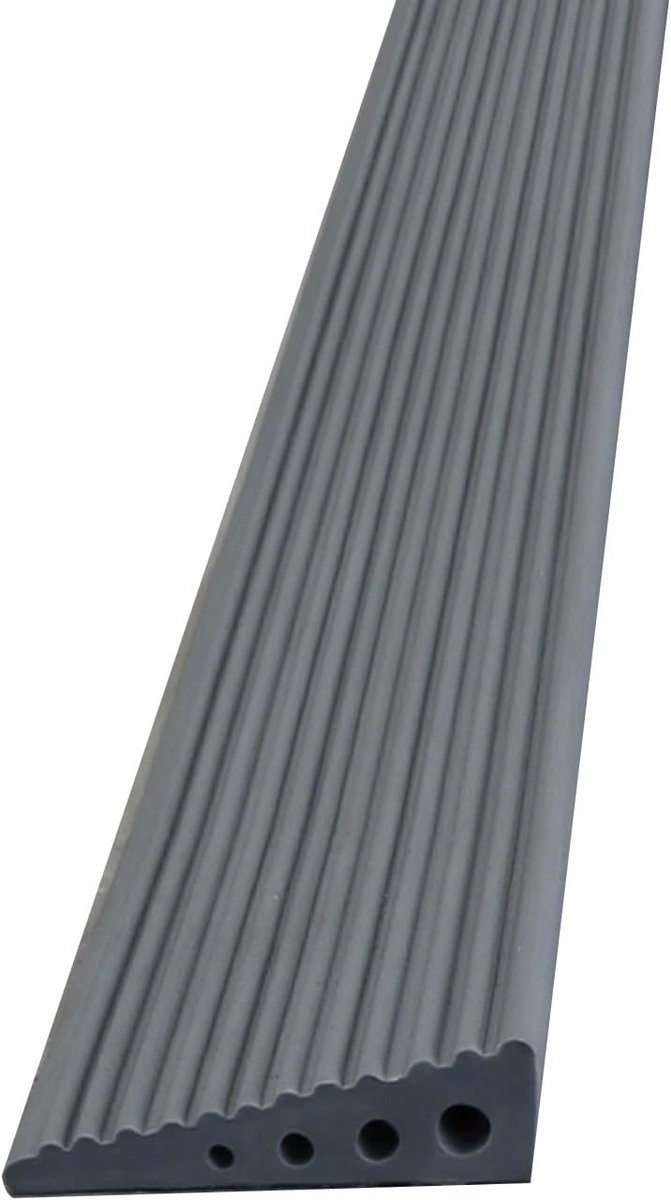 Duurzame Rubberen Drempelhelling voor Binnen - Antislip Oprit voor Rolstoel en Robotstofzuiger