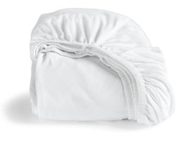 Cinderella - Hoeslaken - tot 25 cm matrashoogte - Double Jersey - 140x200/210/220 cm - Wit