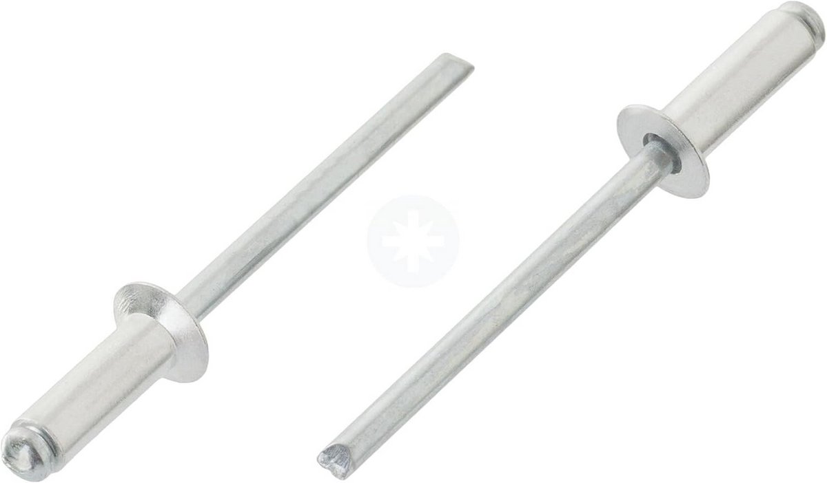 Verzonken Kop Blindklinknagels Aluminium/Staal 4.8x14mm (20 Stuks) ISO 15978 Kwaliteit