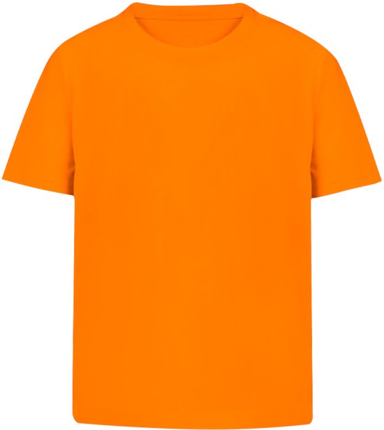 Oranje T-shirt - Koningsdag - EK - WK - Voetbal - Sport - Kinderen - 160 g/m² - 4-5 jaar