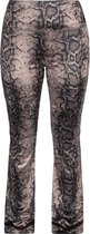 Rock Rebel by EMP Zwart/bruine slangenleren legging - Dames - XXL