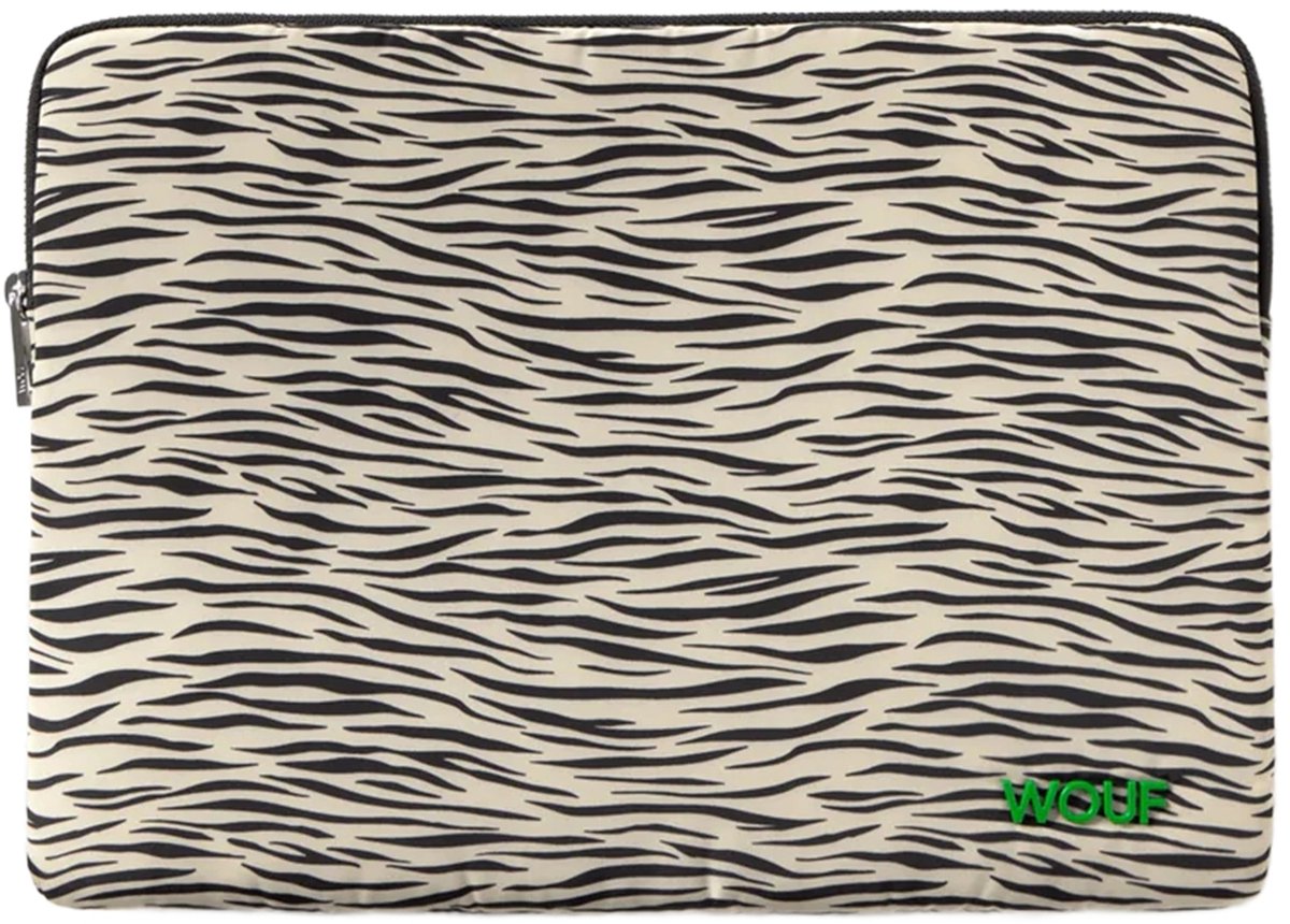 Wouf Daily laptop hoes 13-14 inch - Laptopsleeve - Zebra Hit