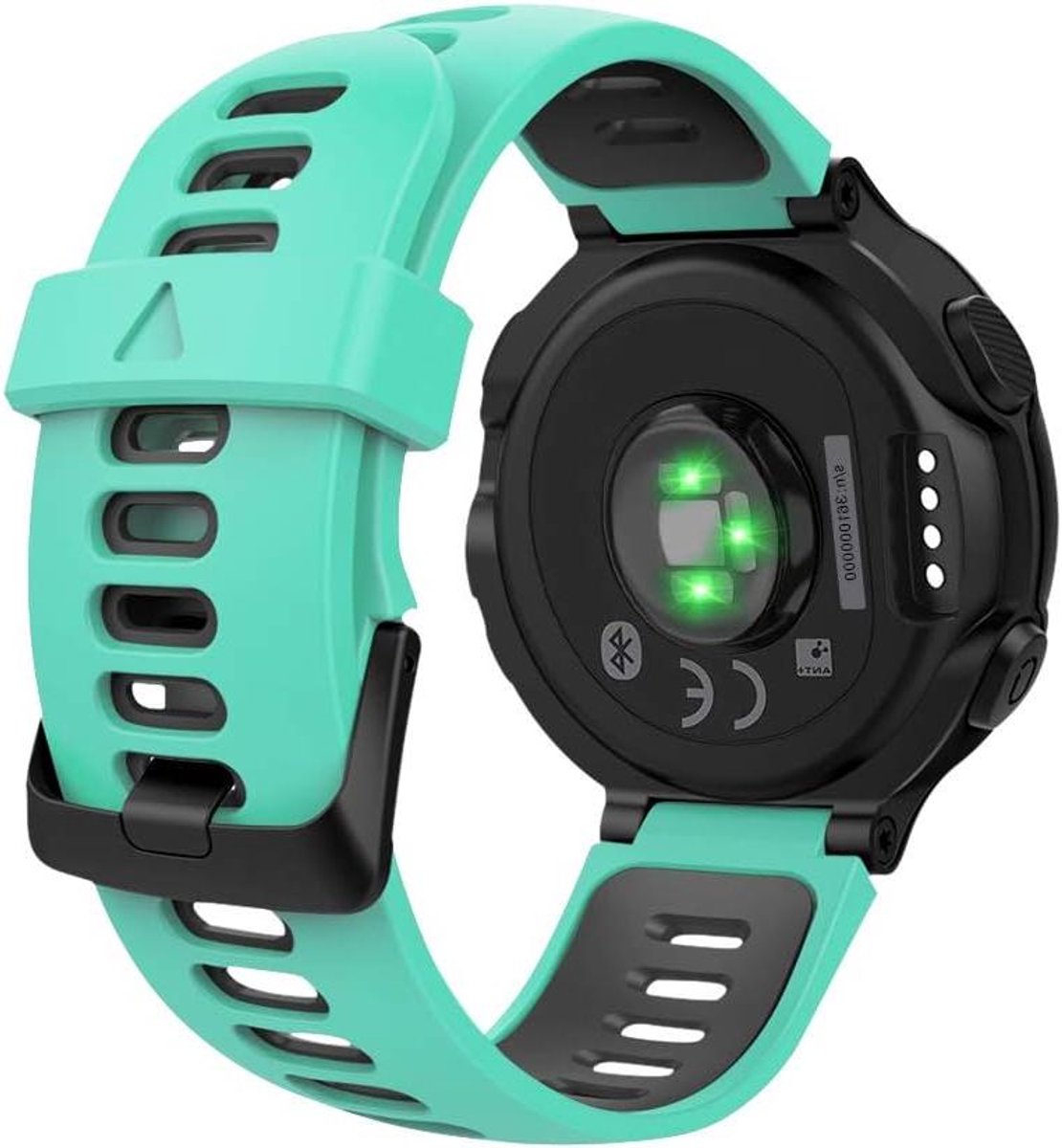 Siliconen vervangbaar sporthorlogebandje voor Forerunner 735XT 220 230 235 620 630 - ademend - met sluiting