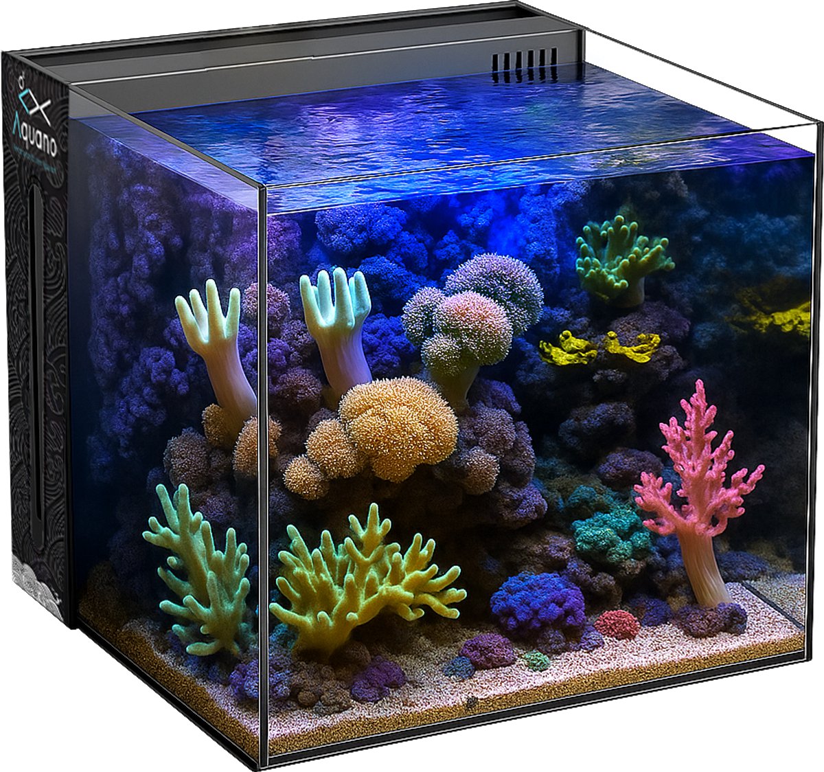 Nano Aquarium 40x40x40cm complete set met pomp, eiwitafschuimer en lamp thumbnail 5