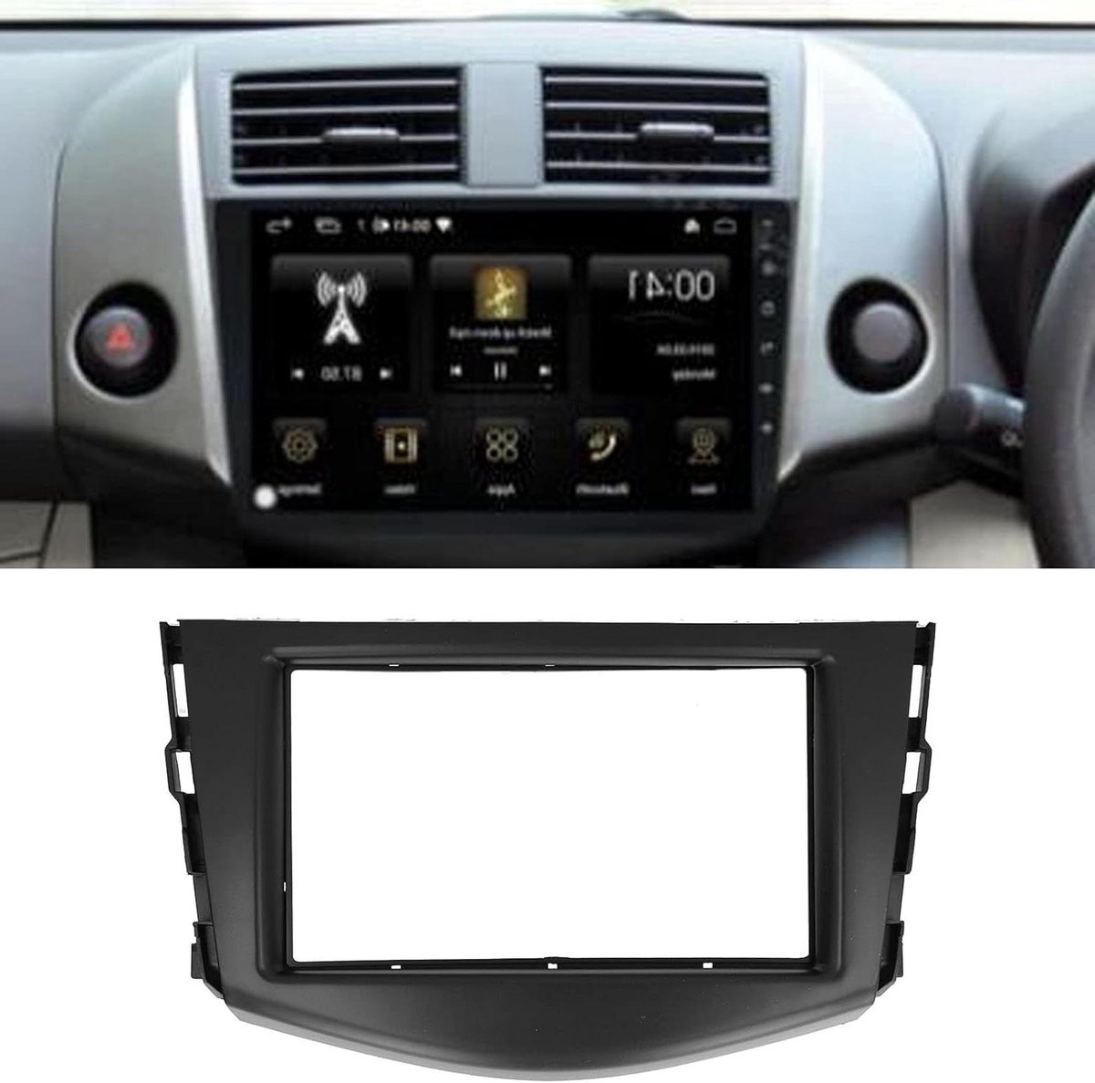 2Din Autoradio Installatiekit voor RAV4 2006-2012 - DVD, Navigatie en Audio Paneel Frame