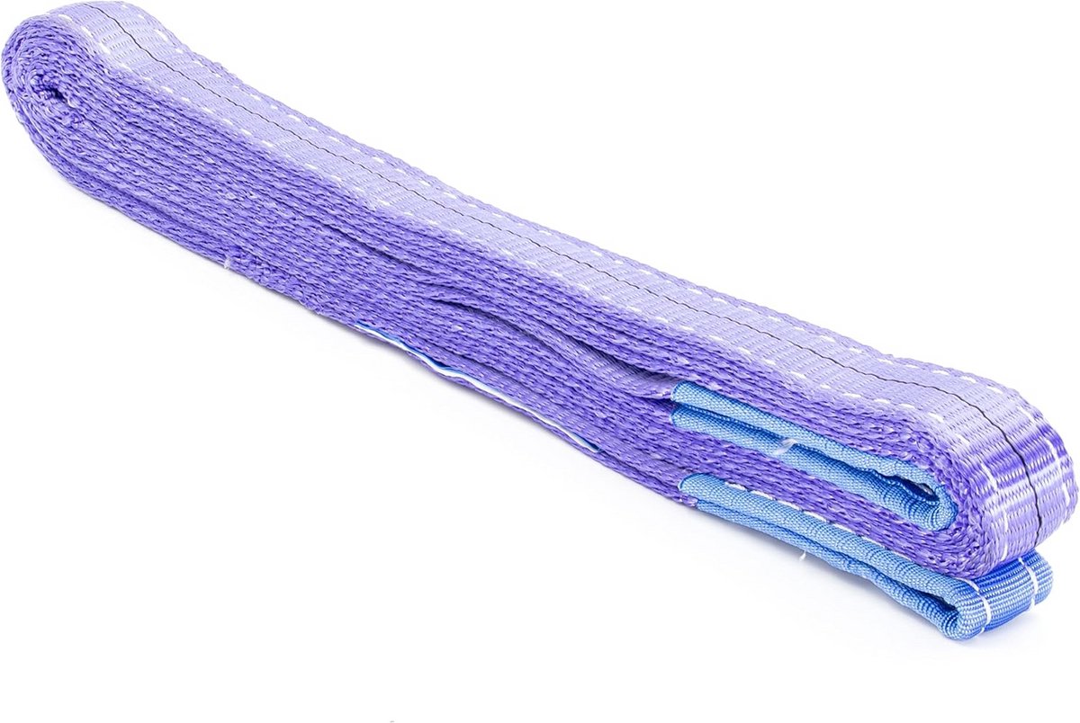 Polyester Hefband met Lussen 1 Ton Draagvermogen Lengte 2 Meter