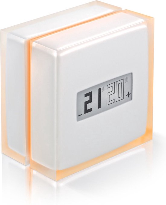 Netatmo Slimme Thermostaat - Smart Thermostaat voor CV - Werkt met Google Home, Alexa & Apple Homekit - Draadloos - Wit
