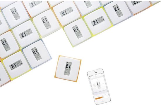Netatmo Slimme Thermostaat - Smart Thermostaat voor CV - Werkt met Google Home, Alexa & Apple Homekit - Draadloos - Wit