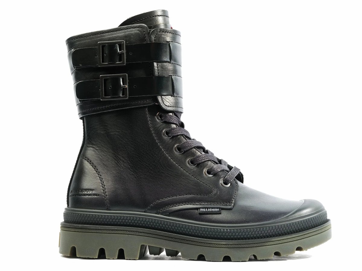 Leren laarzen Palladium Pampa Atelier R Zwart