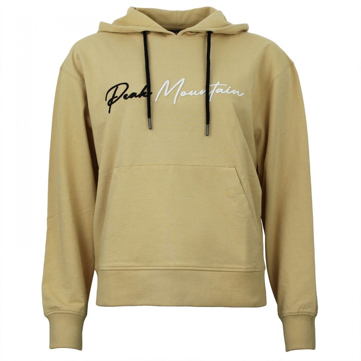 Katoenen damessweatshirt Peak Mountain French Terry Beige