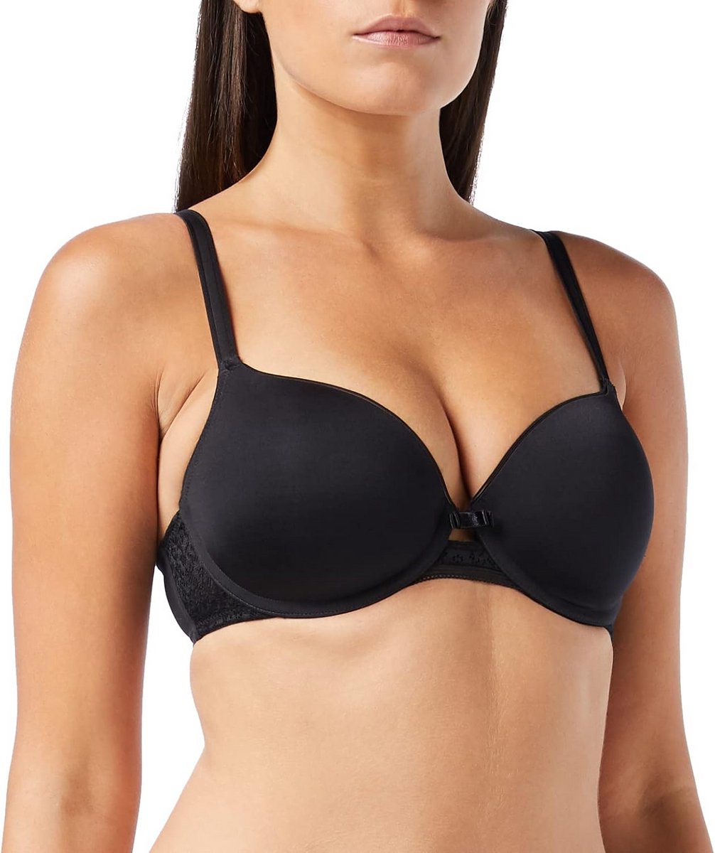Dames Beugel Bh Zwart Comfortabele Pasvorm