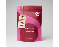 Cerebra - Cognizin® Citicoline - Ondersteuning bij cognitieve functies - Brain booster - 60 capsules 250mg
