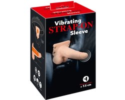 Vibrerende Holle Strap-on Sleeve Flexibel