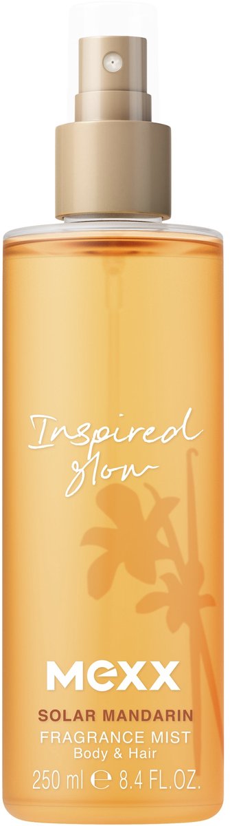 MEXX Inspired Glow Body and Hair Fragrance Mist voor dames 250 ml​