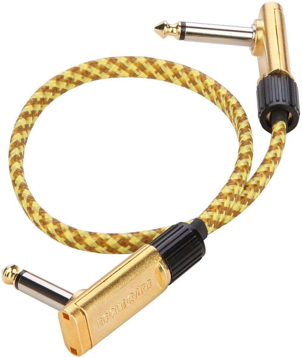 RockBoard Tweed Series Flat Patch Cable Vintage 30 cm
