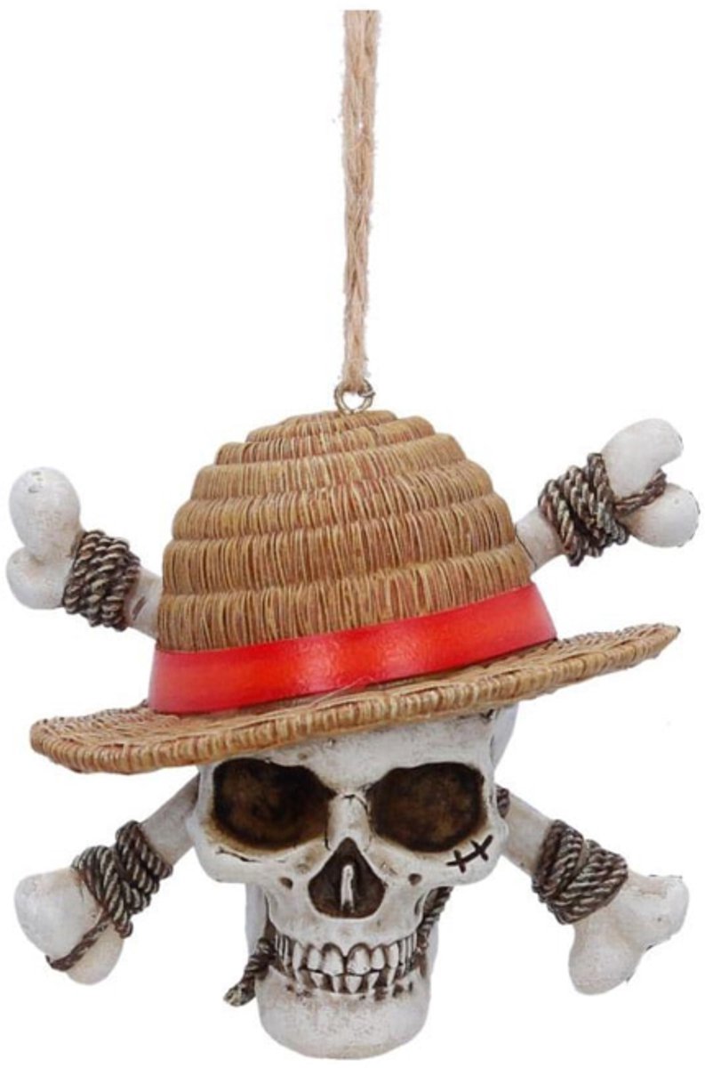 Nemesis Now One Piece - Luffy Jolly Roger Hanging Ornament Muurdecoratie - Multicolours