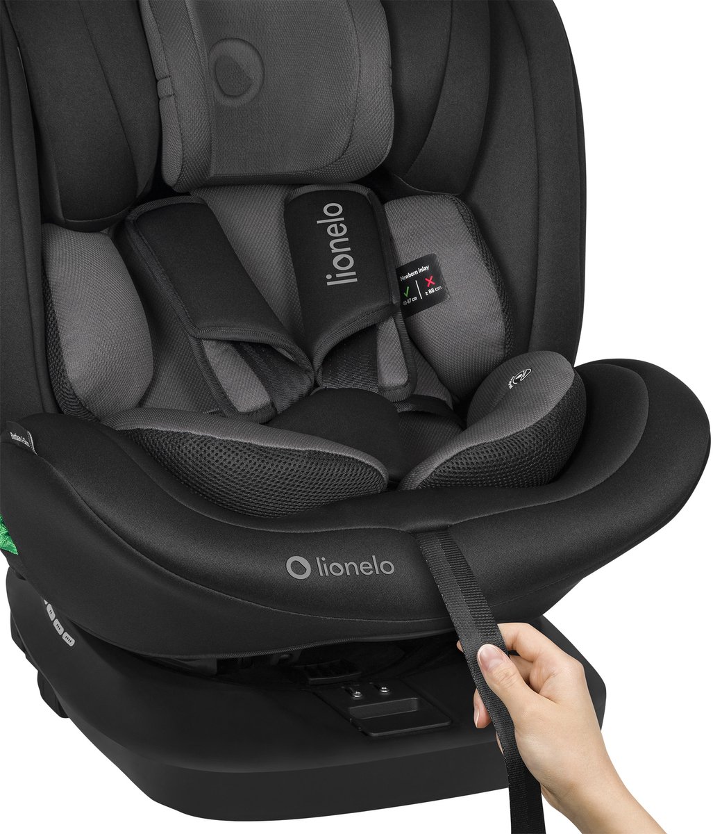Lionelo Bastiaan i-Size 4in1 Autostoel ISOFIX 360° Draaibaar – Van Geboorte tot 12 Jaar (40-150 cm) – RWF & FWF – Top Tether – Memory Foam – SideProtect – Brede Comfortzitting – i-Size thumbnail 3