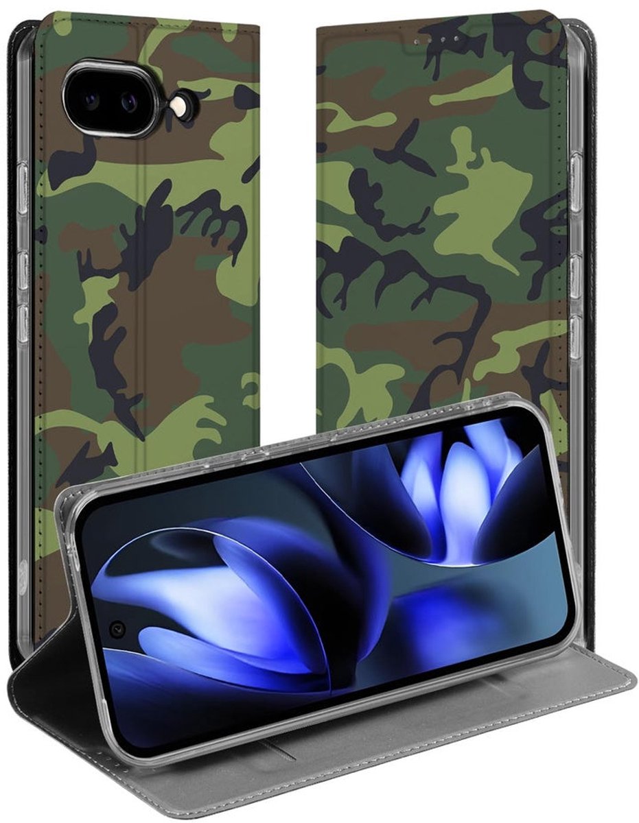 Google Pixel 9a Telefoonhoesje Army Dark