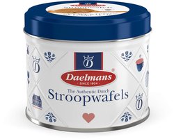 Daelmans Stroopwafelblik – 8 Stroopwafels in cadeaublik – 230 g