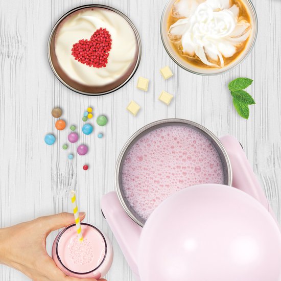 Giles & Posner Milkshake Maker – Elektrische Drankenmaker met 500ml RVS beker, 2 snelheden, voor ijskoffie, cocktails, milkshakes & melkopschuimen, matroze, 100W van Giles & Posner — afbeelding 2