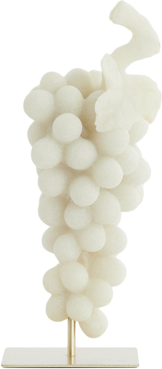 Light&living Ornament op voet 15x13x35 cm GRAPE crème+antiek brons