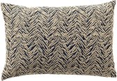 Dutch Décor AUGUSTA - Coussin d'extérieur 40x60 cm - déperlant et UV-résistant - Insignia Blue - Bleu
