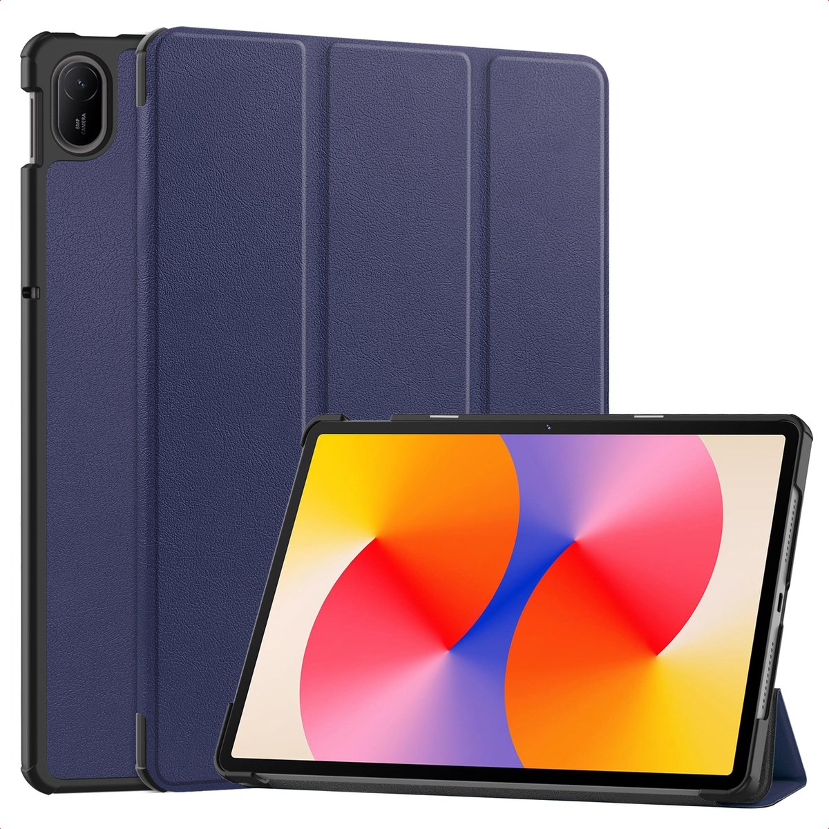 imoshion Tablet Hoes - Geschikt voor Huawei Matepad SE - Trifold Bookcase - Blauw