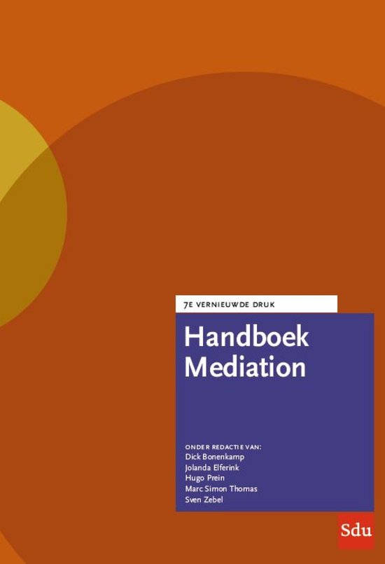 Handboek Mediation - cover