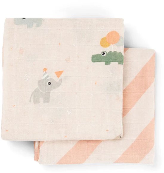 Done By Deer Celebration Hydrofiel Luiers - 2 Stuks - Powder van Merkloos — afbeelding 5