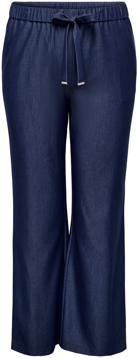 ONLY Carmakoma Broek met wijde pijpen CARIRIA Wide leg fit Linnen Broek met wijde pijpen